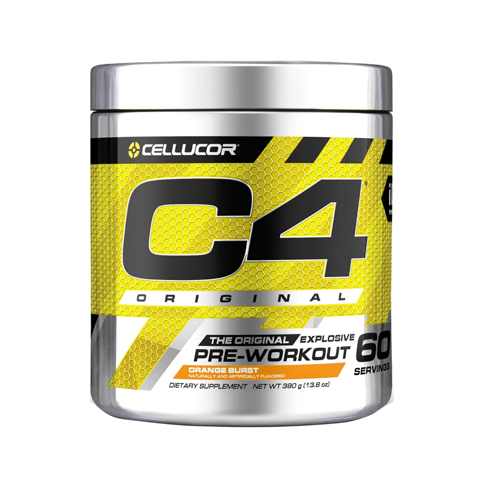 C4 Original Pre Workout Powder Orange Burst Flavor – 50 Servings — C4