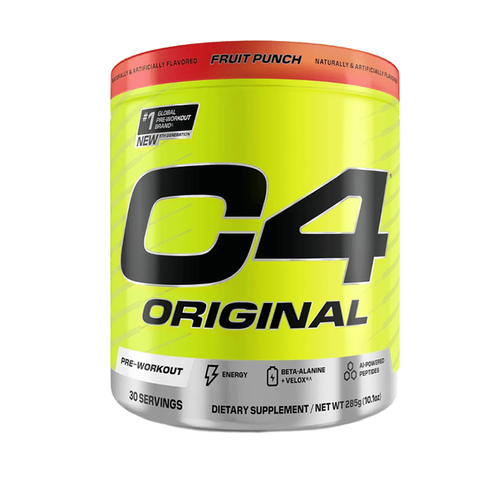C4 Original Pre Workout Powder Fruit Punch Flavor – 30 Servings — C4