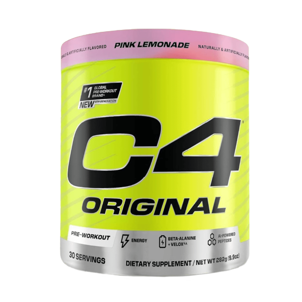 C4 Original Pre Workout Powder Pink Lemonade Flavor – 30 Servings — C4