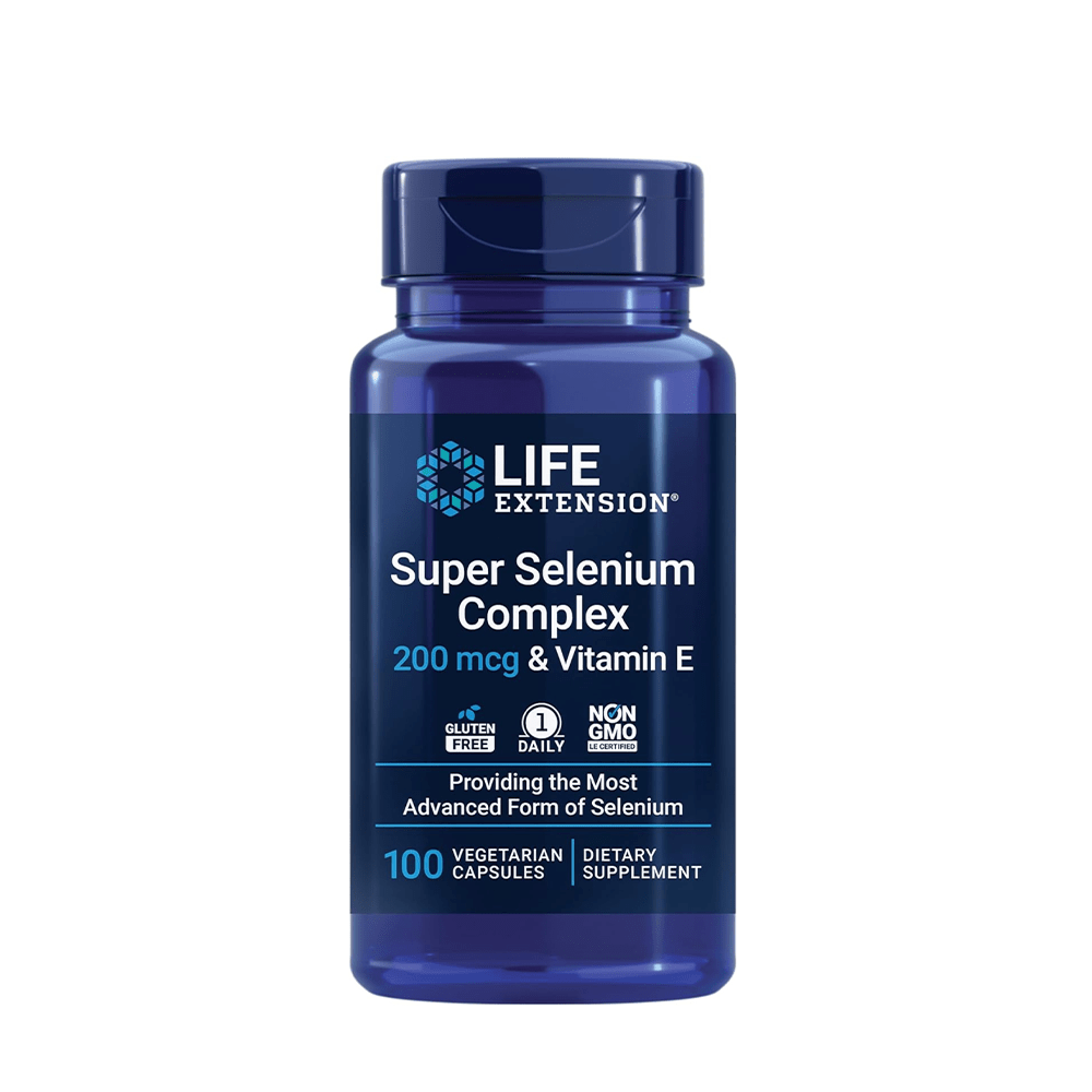 Life Extension Super Selenium Complex with Vitamin E – 100 Veg Caps — Life Extension
