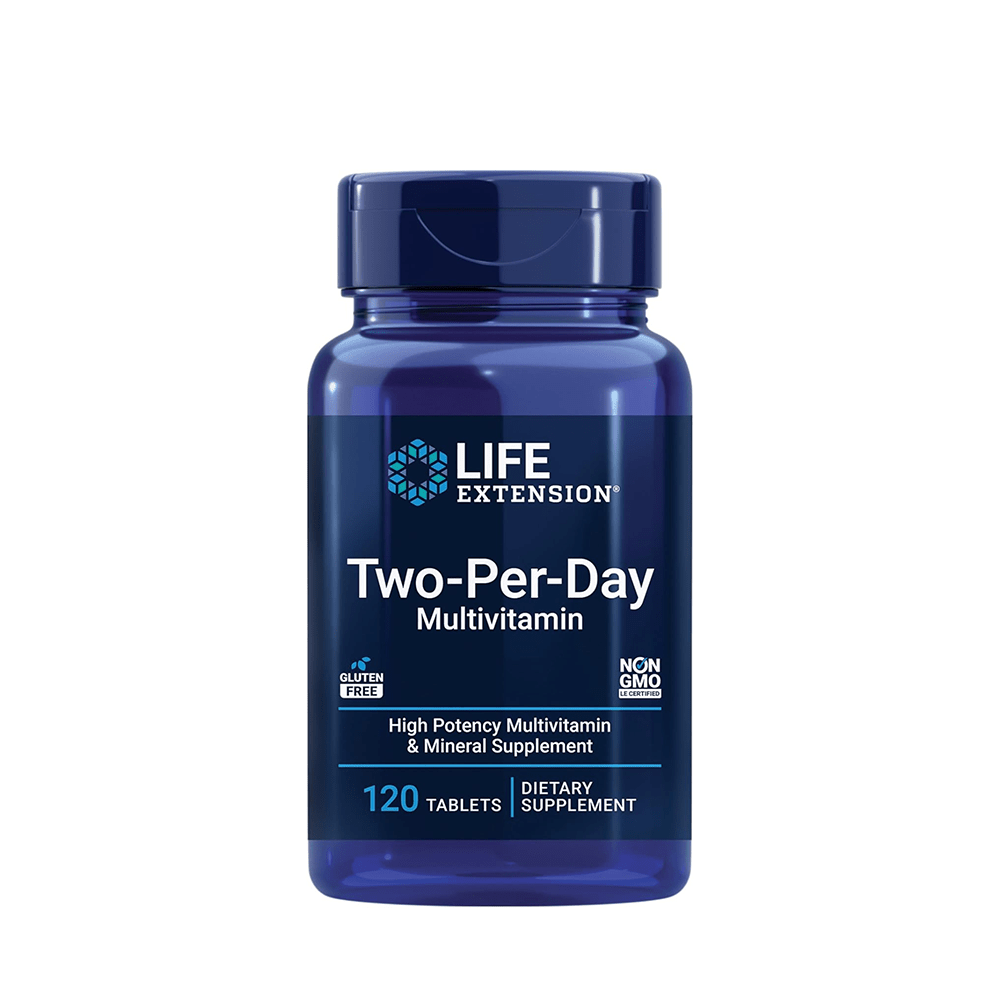 Life Extension Two-Per-Day Multivitamin with Zinc – 120 Capsules — Life Extension