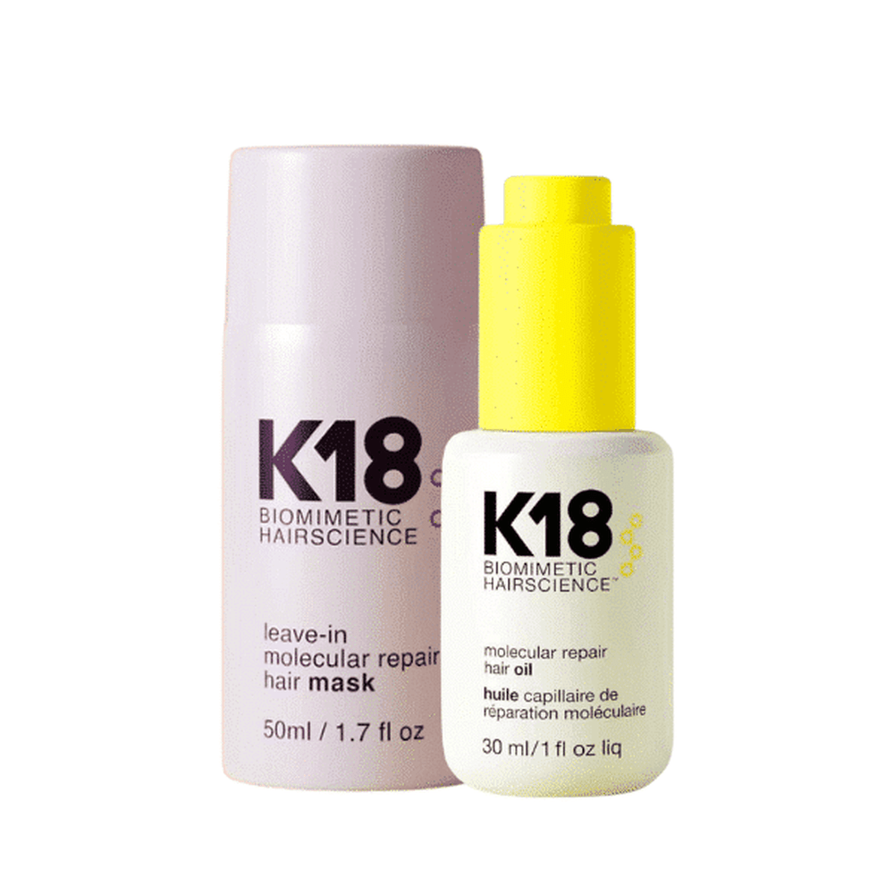K18 Molecular Repair Hair Mask & Oil Set — K18