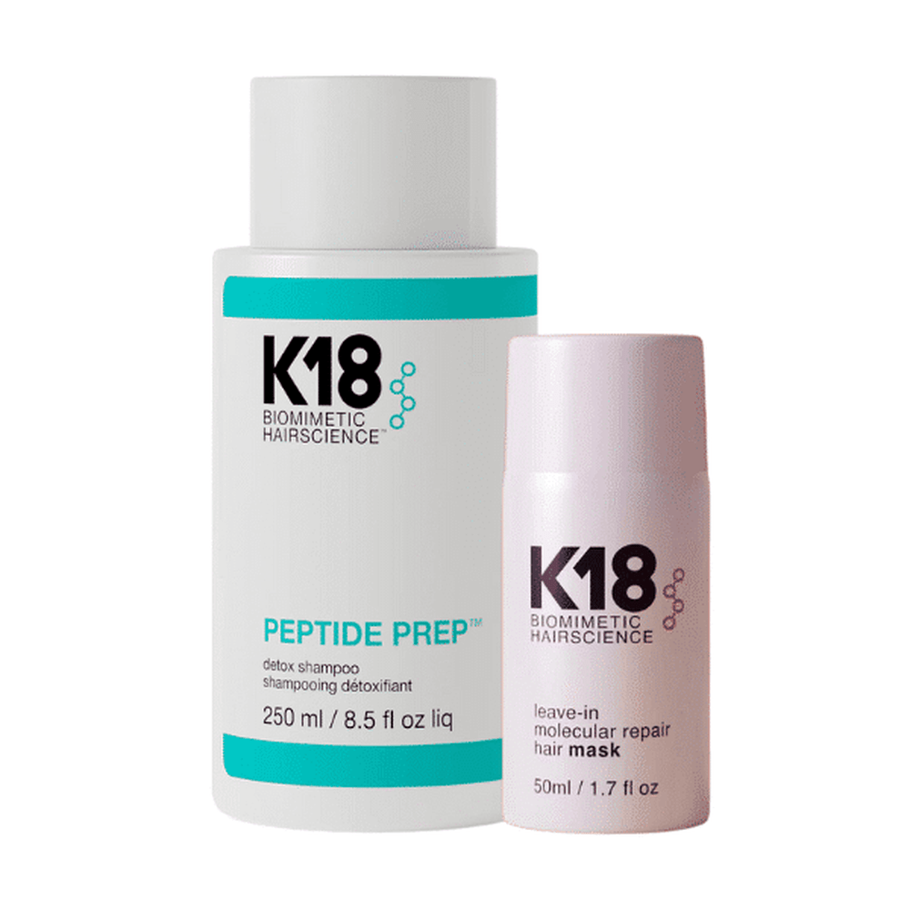 K18 PEPTIDE PREP Detox Shampoo & Mask Set — K18