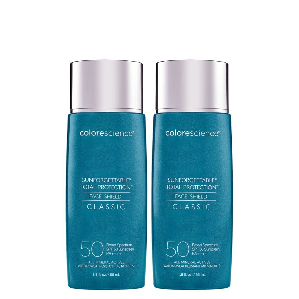 Colorescience Sunforgettable Total Protection Face Shield Classic SPF 50 55ml 2 Pack Set — Colorescience