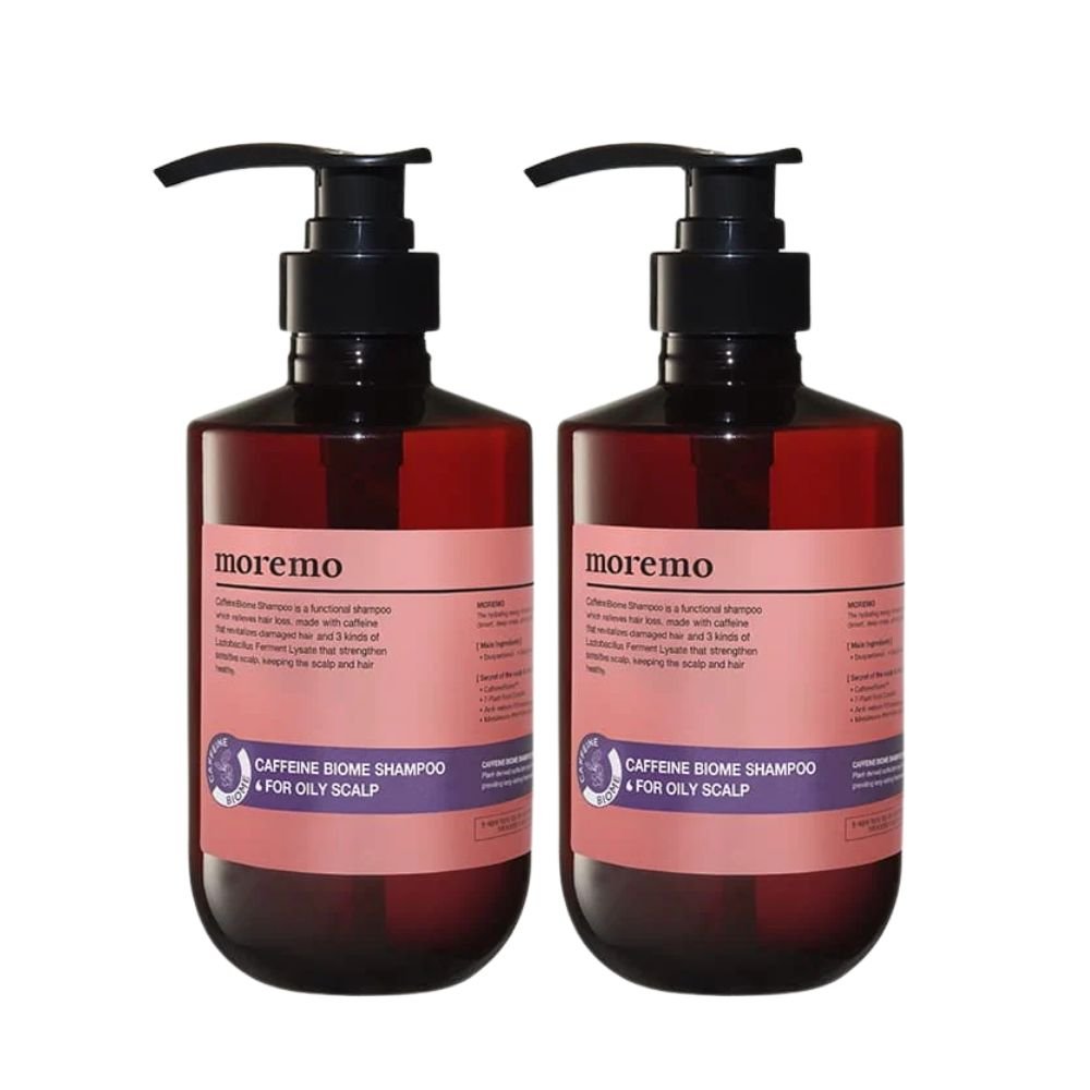 Moremo Caffeine Biome Shampoo For Oily Scalp 2 Pack Set — Moremo