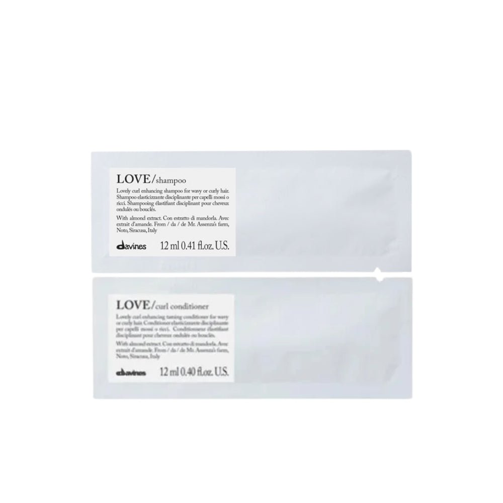 Davines Love Curl Shampoo & Conditioner 12ml — Beauty Tribe - Production