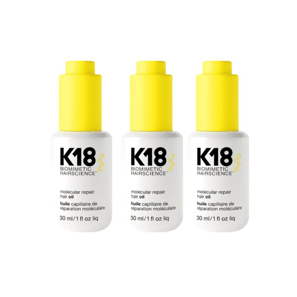 K18 Molecular Hair Oil 30ml 3 Pack Set — K18