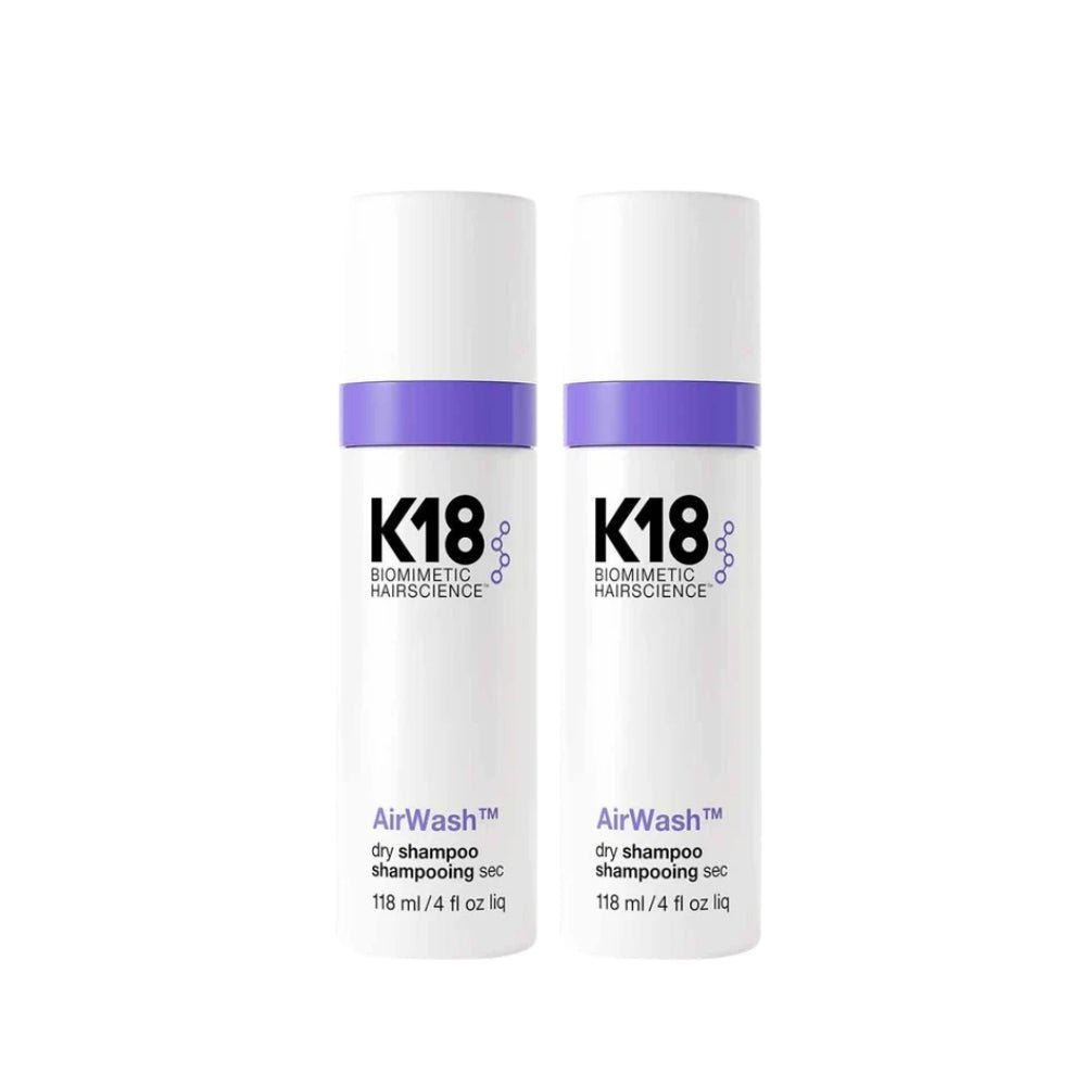 K18 Air Wash Dry Shampoo 118ml 2 Pack Set — K18