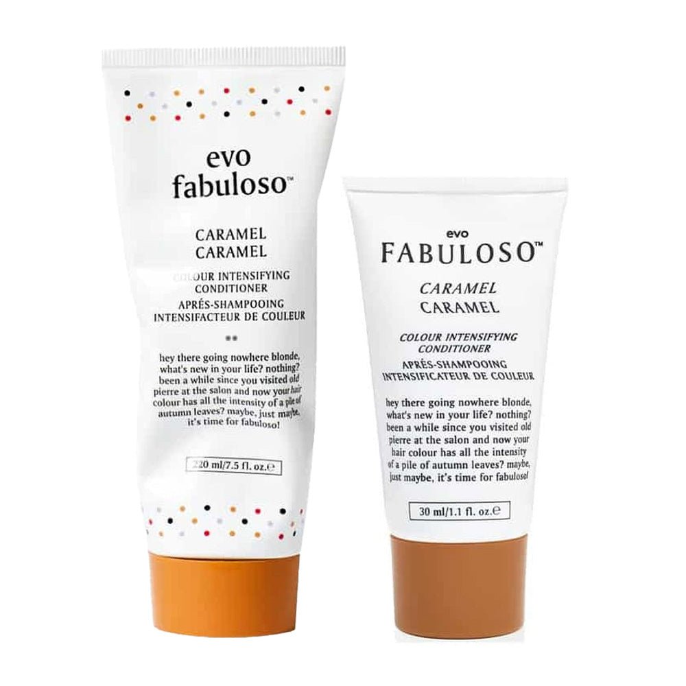 Evo Fabuloso Caramel Colour Intensifying Conditioner Set — Evo