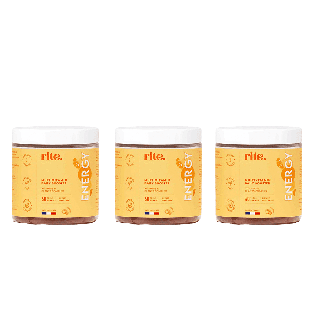 Rite Energy Vegan Gummies 3 Pack Set — Rite