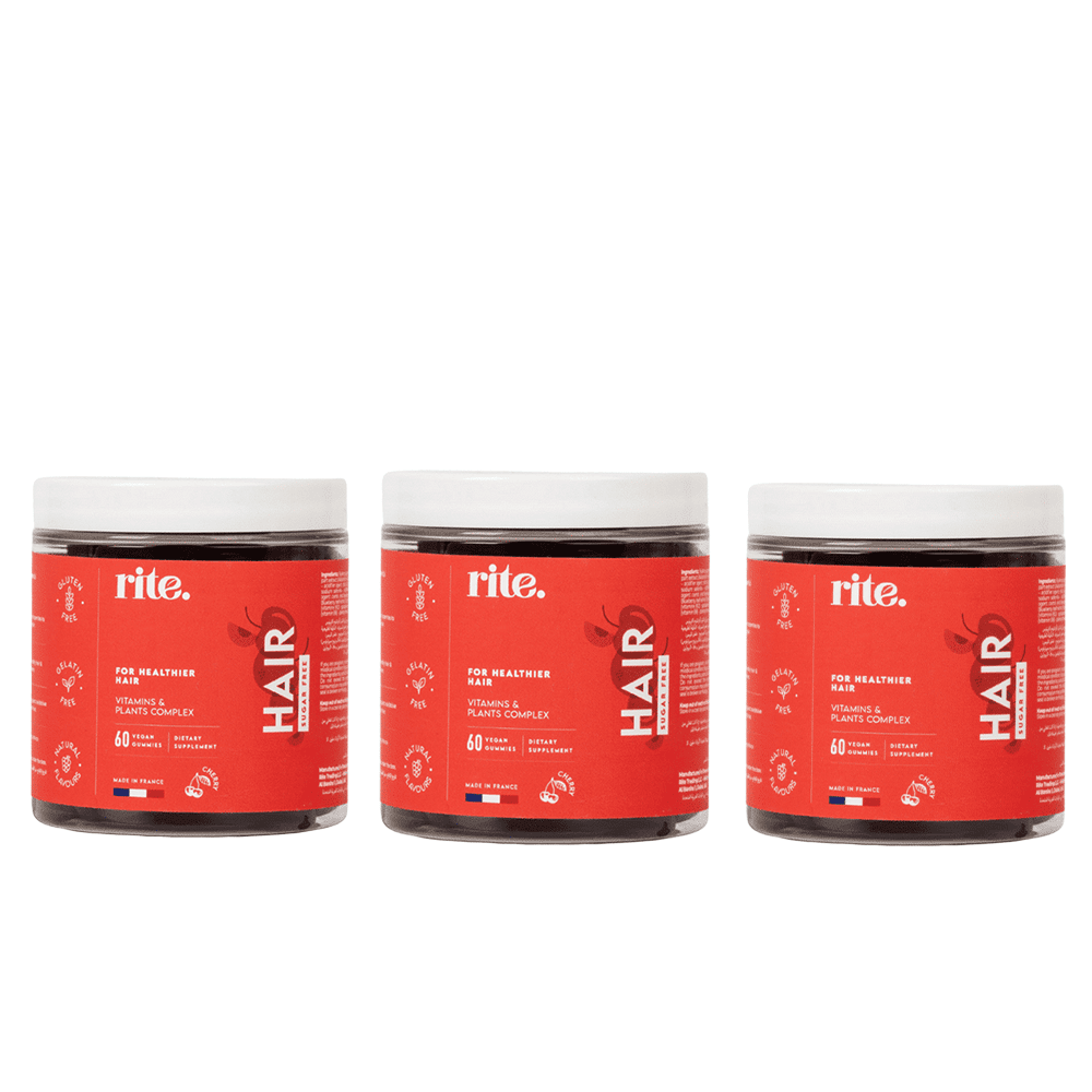 Rite Gummies HAIR sugar-free vitamin Gummies 3 Pack Set — Rite