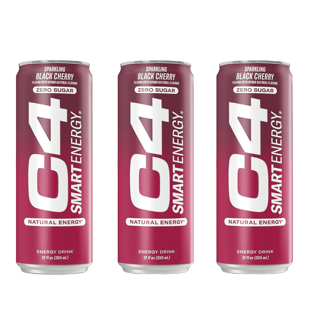 C4 Pre Workout Energy Drink Black Cherry Flavor 3 Pack Set — C4